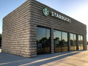Starbucks revoluciona la construcción con su primera tienda impresa en 3D en Texas