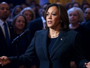 Kamala Harris reaparece con una advertencia: Estados Unidos enfrenta una crisis constitucional