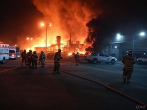 Fuerte incendio en Álamo Industrial desata caos en Guadalajara y Tlaquepaque