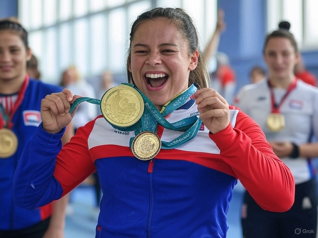 ¡Orgullo mexicano! Kelly López se corona campeona mundial juvenil de levantamiento de pesas