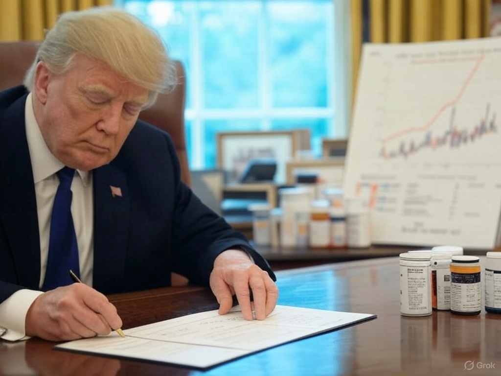 Trump sacude a la industria farmacéutica con decreto para bajar precios de medicamentos