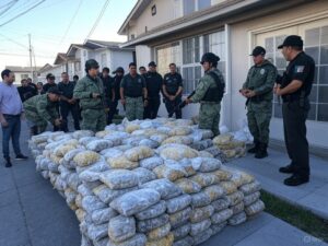 Golpe al CJNG en Tijuana: decomisan más de 5 toneladas de droga valuadas en 52 millones de pesos