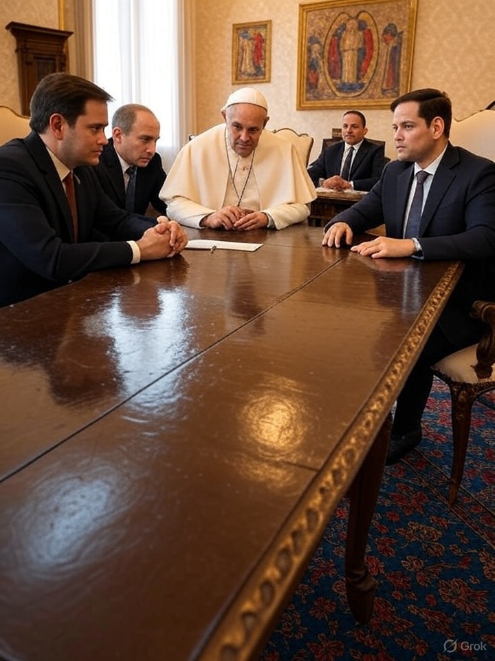 El Vaticano podría ser la sede de negociaciones clave entre Rusia y Ucrania, según Marco Rubio