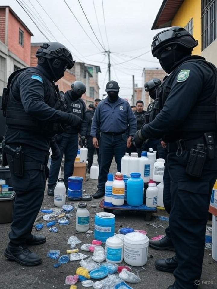 Autoridades guatemaltecas desmantelan narcolaboratorio y capturan a mexicano en operativo sorpresa