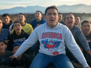 ¡Aficionados del América arriesgan todo al escalar el cráter del Popocatépetl!
