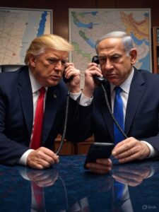 Trump y Netanyahu en tenso diálogo tras ataque de Israel a Irán