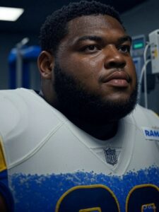 Preocupación en la NFL: Alaric Jackson de los Rams enfrenta problemas de salud que podrían alejarlo del campo