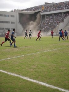 Sismo de magnitud 6.1 sacude Lima y detiene partido de fútbol en pleno juego