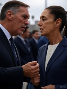 ¡Cooperación o fachada? Landau y Sheinbaum negocian seguridad en medio de tensiones