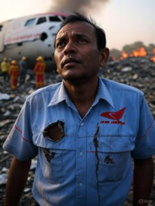 Un trabajador espera un milagro para encontrar a su madre e hija tras la tragedia aérea en India