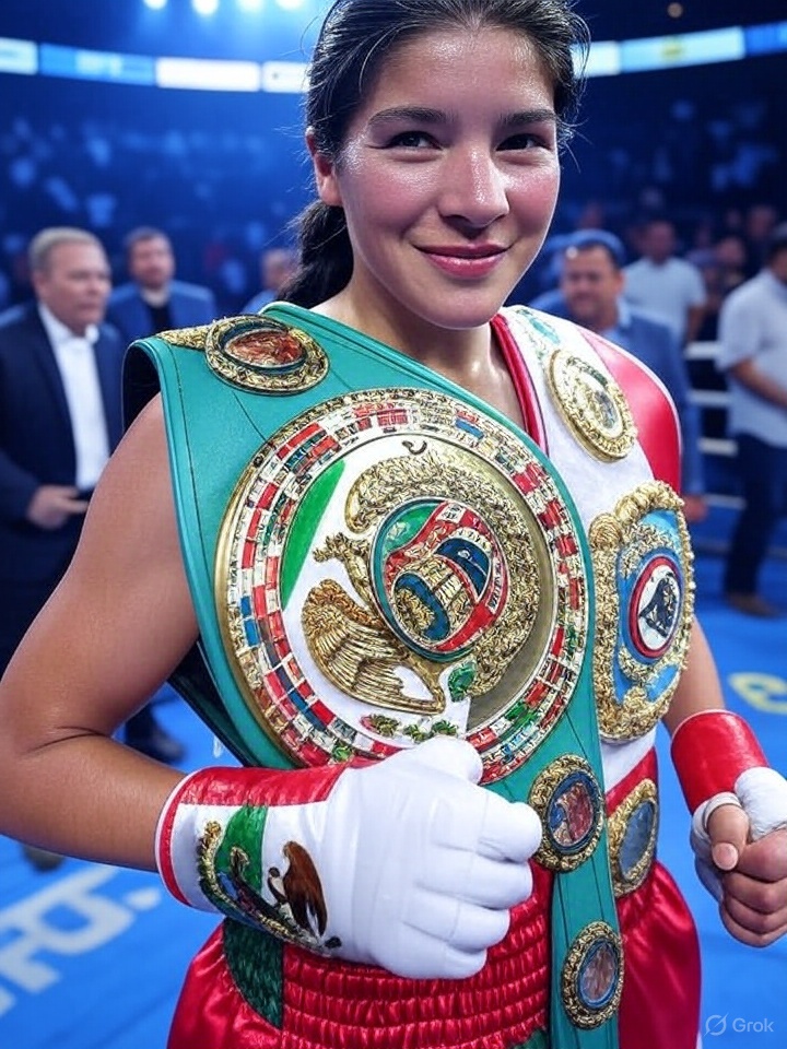 ¡Histórico! Camila Zamorano, la campeona mundial más joven en la historia del boxeo