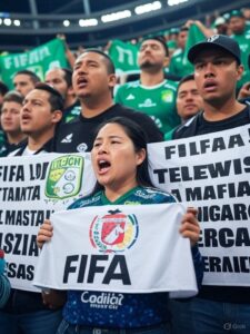 Aficionados del León claman justicia en el Mundial de Clubes y acusan a FIFA y Televisa de mafia