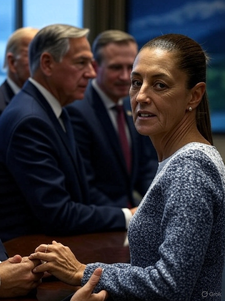 SHEINBAUM SE QUEDA SOLA EN EL G7: TRUMP LA DEJA PLANTADA Y DESATA CRÍTICAS