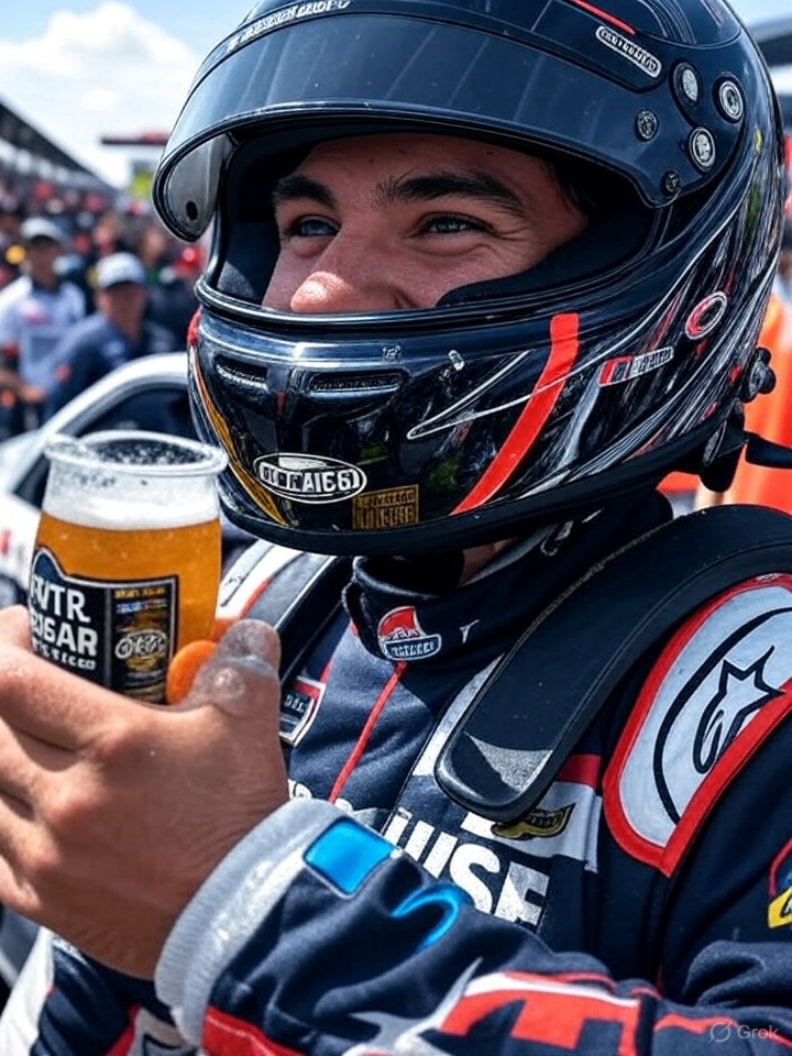 Escándalo en la NASCAR de CDMX: Vendedor diluye cerveza con agua sucia en el Autódromo Hermanos Rodríguez
