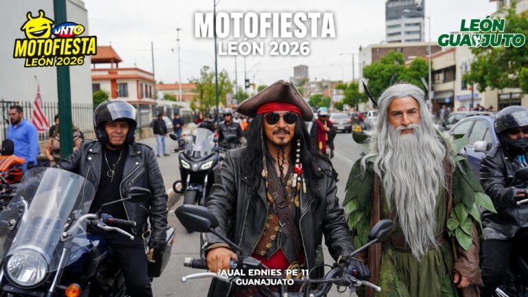 Motofiesta León 2026: Personajes Fantásticos Animan el Evento